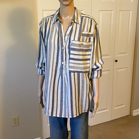 Free People Tops - Free People Linen Shirt XS